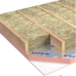25mm Unilin Safe-R SR/PR Phenolic Insulation Board (pack of 12) - Pitched Roof Insulation - 2400mm x 1200mm