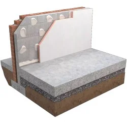 37.5mm Unilin Safe-R SR/TB (25mm Phenolic Core and 12.5mm Plasterboard) - Dot and Dab (pack of 12)