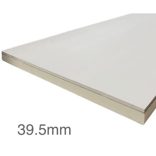 39.5mm Unilin Thin-R Thermal Liner XT/TL-MF - Mech Fix (30mm PIR Insulation bonded to 9.5mm Plasterboard) 39.5mm Unilin Thin-R Thermal Liner XT/TL-MF - Mech Fix (30mm PIR Insulation bonded to 9.5mm Plasterboard)