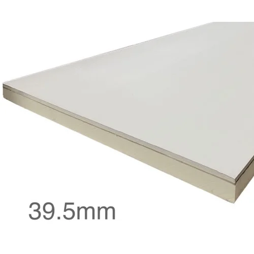 39.5mm Unilin Thin-R Thermal Liner XT/TL-MF - Mech Fix (30mm PIR Insulation bonded to 9.5mm Plasterboard) 39.5mm Unilin Thin-R Thermal Liner XT/TL-MF - Mech Fix (30mm PIR Insulation bonded to 9.5mm Plasterboard)