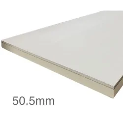 50.5mm Unilin XT/TL Thermal Liner Dot and Dab (38mm PIR Insulation bonded to 12.5mm Plasterboard)