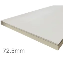 72.5mm Unilin Thin-R Thermal Liner XT/TL-MF - Mech Fix (60mm PIR Insulation bonded to 12.5mm Plasterboard)