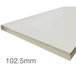102.5mm Unilin XT/TL Thermal Liner Dot and Dab (90mm PIR Insulation bonded to 12.5mm Plasterboard)