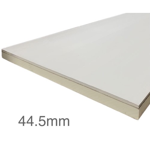 44.5mm Unilin XT/TL Thermal Liner Dot and Dab (35mm PIR Insulation bonded to 9.5mm Plasterboard) 44.5mm Unilin XT/TL Thermal Liner Dot and Dab (35mm PIR Insulation bonded to 9.5mm Plasterboard)