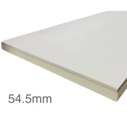 54.5mm Unilin XT/TL Thermal Liner Dot and Dab (45mm PIR Insulation bonded to 9.5mm Plasterboard)
