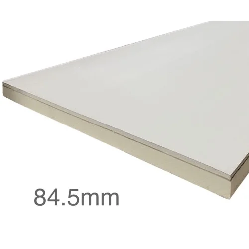 84.5mm Unilin XT/TL Thermal Liner Dot and Dab (75mm PIR Insulation bonded to 9.5mm Plasterboard) 84.5mm Unilin XT/TL Thermal Liner Dot and Dab (75mm PIR Insulation bonded to 9.5mm Plasterboard)
