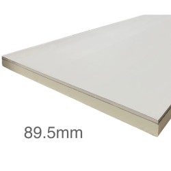 89.5mm Unilin XT/TL Thermal Liner Dot and Dab (80mm PIR Insulation bonded to 9.5mm Plasterboard) 89.5mm Unilin XT/TL Thermal Liner Dot and Dab (80mm PIR Insulation bonded to 9.5mm Plasterboard)