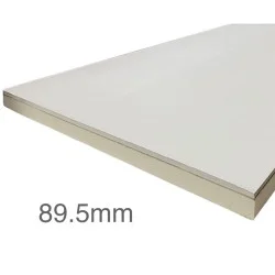 89.5mm Unilin XT/TL Thermal Liner Dot and Dab (80mm PIR Insulation bonded to 9.5mm Plasterboard)