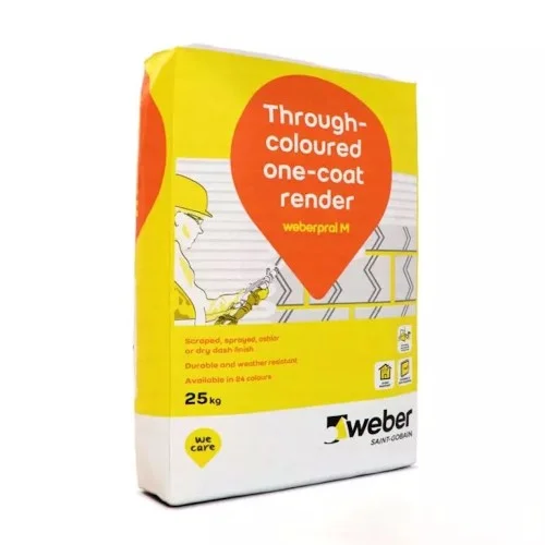25Kg Weberpral M - Through Colour Moncouche Render - Various Colours 25Kg Weberpral M - Through Colour Moncouche Render - Various Colours