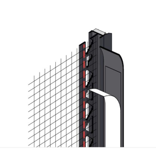 6mm Mesh Wing PVC Window Frameseal Bead - Anthracite Grey 6mm Mesh Wing PVC Window Frameseal Bead - Anthracite Grey