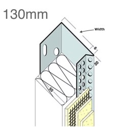 130mm Aluminium Stop Track (pack of 10)