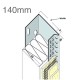 140mm Aluminium Stop Track (pack of 10) 140mm Aluminium Stop Track (pack of 10)