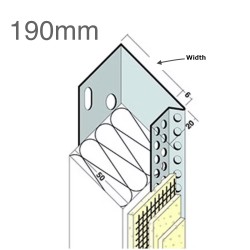 190mm Aluminium Stop Track (pack of 10)