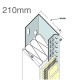210mm Aluminium Stop Track (pack of 10) 210mm Aluminium Stop Track (pack of 10)
