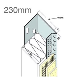 230mm Aluminium Stop Track (pack of 10)