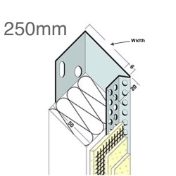 250mm Aluminium Stop Track (pack of 10)