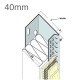 40mm Aluminium Stop Track (pack of 10). 40mm Aluminium Stop Track (pack of 10).