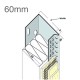 60mm Aluminium Stop Track (pack of 10). 60mm Aluminium Stop Track (pack of 10).