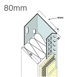 80mm Aluminium Stop Track (pack of 10).