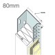 80mm Aluminium Stop Track (pack of 10). 80mm Aluminium Stop Track (pack of 10).