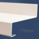 170mm Eaves Flashing, Osill and Window Sill Extensions (with full end caps-pair) - 2.5m Length. 170mm Eaves Flashing, Osill and Window Sill Extensions (with full end caps-pair) - 2.5m Length.