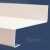 80mm Eaves Flashing, Osill and Window Sill Extensions (with full end caps-pair) - 2.5m Length