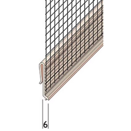 6mm PVC System Base Track Clip / Drip with Mesh 6mm PVC System Base Track Clip / Drip with Mesh