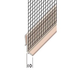 10mm PVC System Base Track Clip / Drip with Mesh (pack of 15)