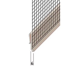 6mm PVC System Base Track Clip / Drip with Mesh