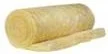 Roll of yellow glass wool insulation