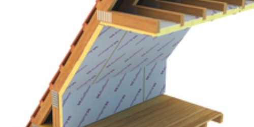 Diagram of roof insulation placement