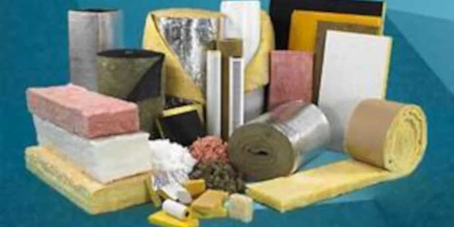 Assortment of various insulation material samples