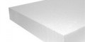 White block of polystyrene insulation