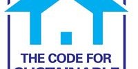 Logo for The Code for Sustainable Homes featuring a house icon
