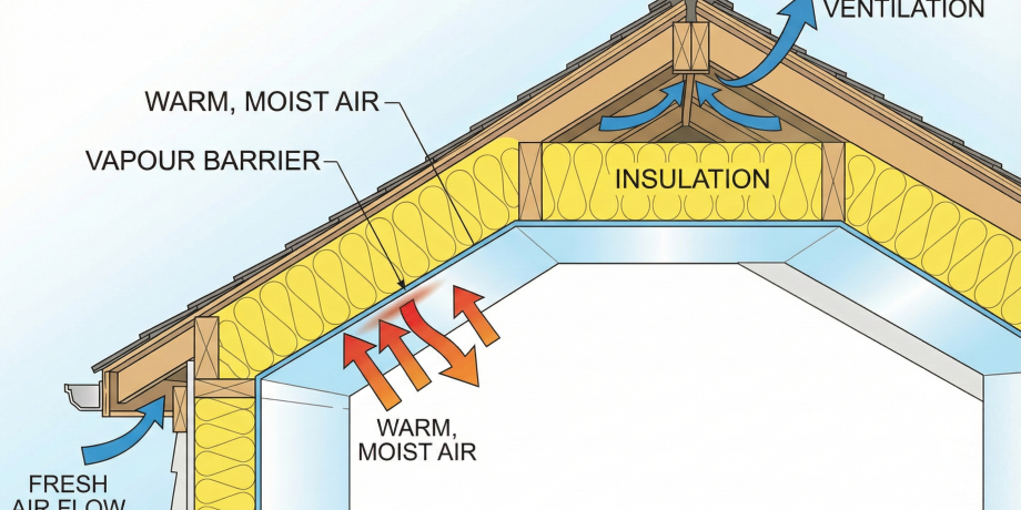 Insulation, Vapour Barrier and Ventilation Working Together to Achieve the Best Result