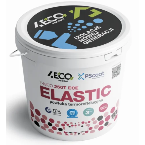 PSC 4ECO 250T ECE ELASTIC - Insulating Protective Paint for Plastic and Metal Surfaces - 5 Litres Bucket PSC 4ECO 250T ECE ELASTIC - Insulating Protective Paint for Plastic and Metal Surfaces - 5 Litres Bucket