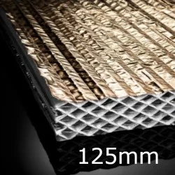 125mm Actis Hybris Panel - Reflective Multifoil Insulation - 1145mm x 1200mm - pack of 2