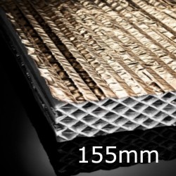 155mm Actis Hybris Panel - Reflective Multifoil Insulation - 1145mm x 1200mm - pack of 2 155mm Actis Hybris Panel - Reflective Multifoil Insulation - 1145mm x 1200mm - pack of 2
