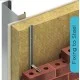 Ancon 25/14 Stainless Steel Channel - 3000mm Length - To Fix An Outer Leaf Of Brickwork Through Insulation To Steel Frame Or Concrete Ancon 25/14 Stainless Steel Channel - 3000mm Length - To Fix An Outer Leaf Of Brickwork Through Insulation To Steel Frame Or Concrete