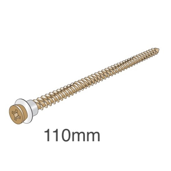 Ancon CFS115 Concrete Fixing Screws - Fixings for Ancon 25/14 Restraint System to Concrete Wall - bag of 100