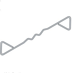 200mm Ancon Staifix HRT4 Stainless Steel Wall Tie -  Masonry Light Duty Tie - Type 4 - pack of 20 200mm Ancon Staifix HRT4 Stainless Steel Wall Tie -  Masonry Light Duty Tie - Type 4 - pack of 20
