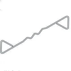 200mm Ancon Staifix HRT4 Stainless Steel Wall Tie -  Masonry Light Duty Tie - Type 4 - pack of 20