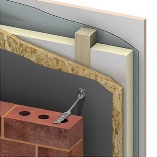 152mm Ancon Staifix Timber Frame Tie for 75mm Cavity - Type 6 Tie - pack of 250