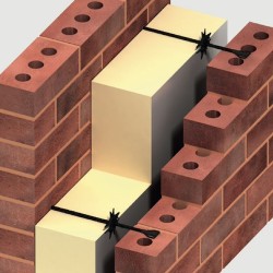 410mm Ancon Teplo-BFR Wall Tie for 275mm Cavity - Type 2 Tie 410mm Ancon Teplo-BFR Wall Tie for 275mm Cavity - Type 2 Tie
