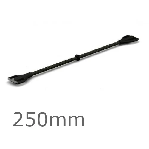 250mm Ancon Teplo-BF-4 Wall Tie - Light Duty Type 4 250mm Ancon Teplo-BF-4 Wall Tie - Light Duty Type 4