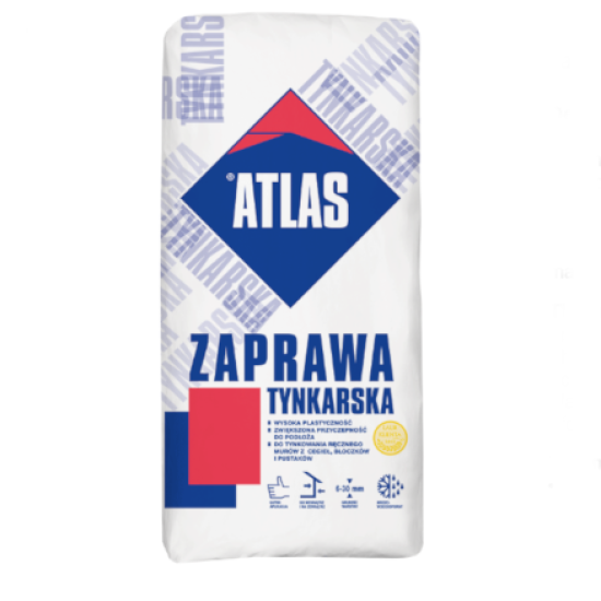 Traditional Sand And Cement Packed Render Atlas - 25kg - Pallet of 48
