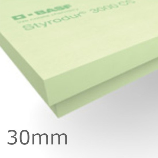 30mm Styrodur 3000CS Extruded Polystyrene Board XPS -  1265mm x 615mm - pack of 14