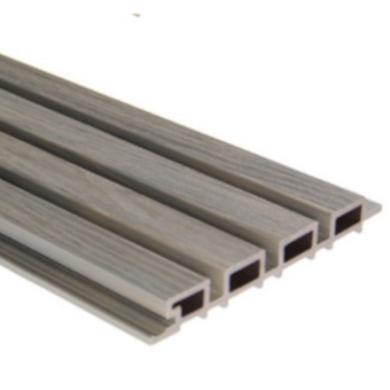 26mm Bison Composite Batten Cladding Plank - 219mm x 2700mm - Wood Plastic Composite - Ash Grey