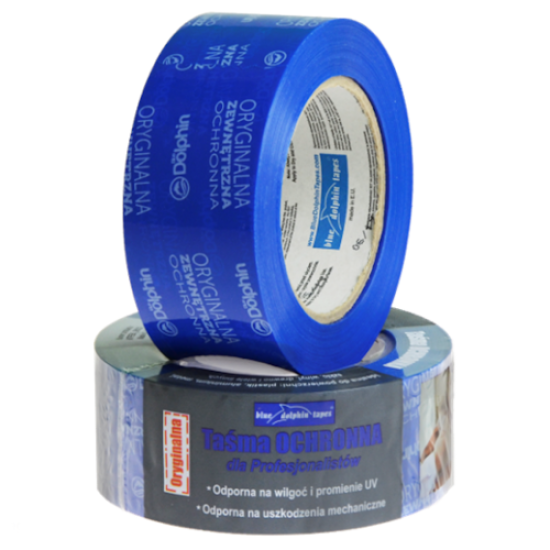 48mm External Protection Tape Blue Dolphin - 50m roll