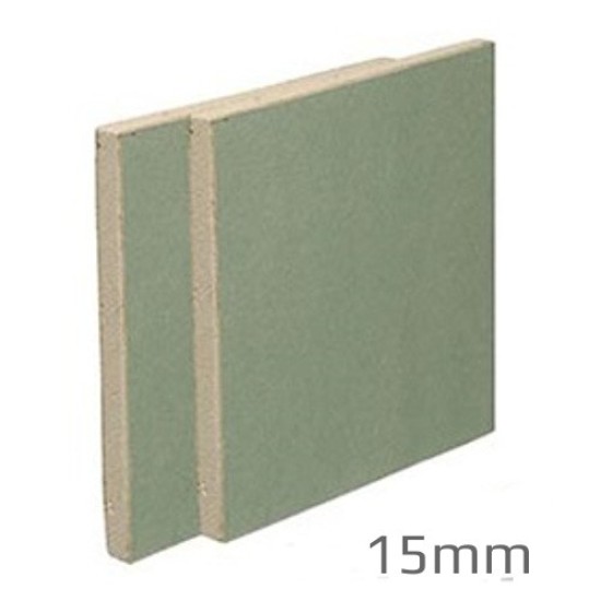 15mm British Gypsum Gyproc Moisture Resistant Plasterboard